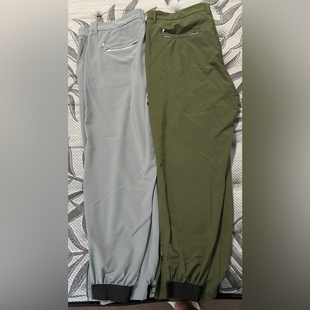 Men's Joggers in Gray and Olive Primo